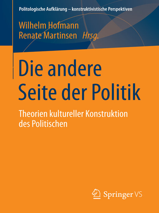 Title details for Die andere Seite der Politik by Wilhelm Hofmann - Available